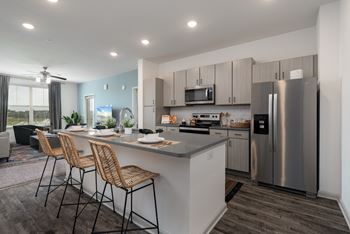 Spacious Kitchen With Stainless Steel Appliances